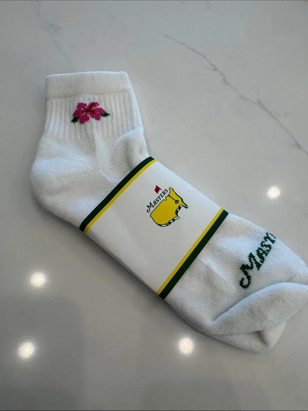 Masters Tournament Del CampoAzalea White Ankle Socks